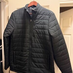 Men's Charcoal Puffer Jacket